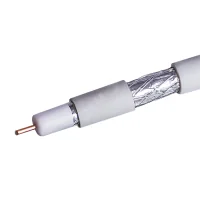 Кабель Net.on RG-6 белый CCS 1,02 (21%) / FPE / Al-Pet-Al Foil / Al 64х0,12 / PVC RW 100м в Москве Кабель Net.on RG-6 белый CCS 1,02 (21%) / FPE / Al-Pet-Al Foil / Al 64х0,12 / PVC RW 100м