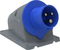 Вилка стационарная ССИ-513 16А-6ч/200-250В 2Р+РЕ IP44 MAGNUM ИЭК в Москве Вилка стационарная ССИ-513 16А-6ч/200-250В 2Р+РЕ IP44 MAGNUM ИЭК - foto