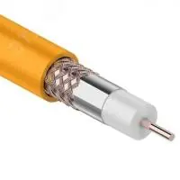 Кабель коаксиальный RG-6U+Cu нг(А)-HF, Cu/Al/Cu, 64%, 75Ом, бухта 100 м, оранж, REXANT в Москве Кабель коаксиальный RG-6U+Cu нг(А)-HF, Cu/Al/Cu, 64%, 75Ом, бухта 100 м, оранж, REXANT