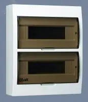 Корпус пласт. навесной 24 модуля. IP41. ЩРН-П-24 DEK в Москве Корпус пласт. навесной 24 модуля. IP41. ЩРН-П-24 DEK - foto
